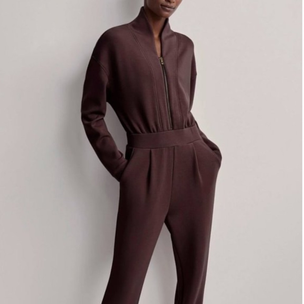 Varley Chocolate Brown Jumpsuit